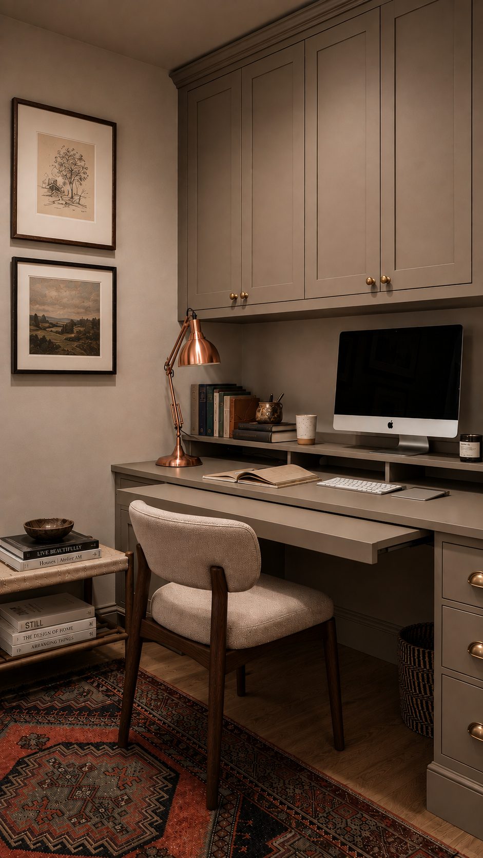 Bespoke home office detail